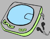 Coloring page Discman painted byivo