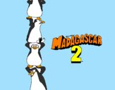 Coloring page Madagascar 2 Penguins painted bykaren labra