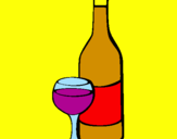 Coloring page Wine painted byduda