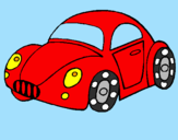 Coloring page Toy car painted bychloe