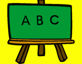 Coloring page Blackboard painted bychloe