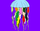Coloring page Jellyfish painted byivo