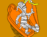 Coloring page Mummy painted byivo
