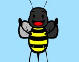 Coloring page Little bee painted byivo