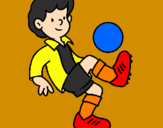 Coloring page Football painted byIhsan