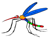Coloring page Mosquito painted byivo