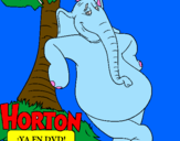 Coloring page Horton painted byjulia