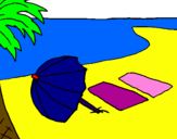 Coloring page Summer 4 painted bymariana