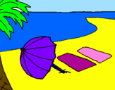 Coloring page Summer 4 painted bymariana