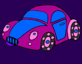 Coloring page Toy car painted byxxxx