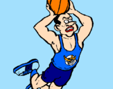 Coloring page Slam dunk painted bymelissa5b