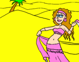 Coloring page Sahara painted byBeth 2