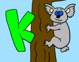 Coloring page Koala painted bykiemah