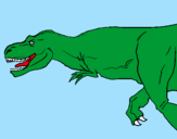 Coloring page Tyrannosaurus Rex painted byrishikesh