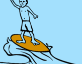 Coloring page Surf painted byAINHOA