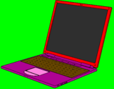 Coloring page Laptop painted bydylan30