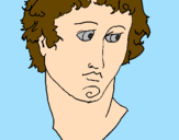 Coloring page Bust of Alexander the Great painted byfaith