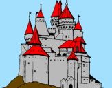 Coloring page Medieval castle painted bydanny savage