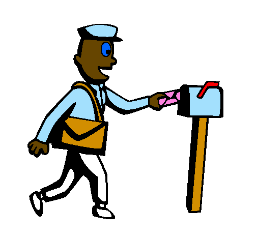 Coloring page Postman painted byKaden2