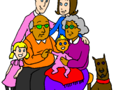 Coloring page Family  painted byKaden6