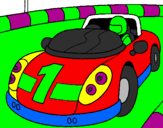 Coloring page Race car painted bydylan23