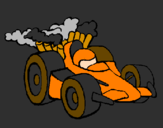 Coloring page Formula One car painted bygabor