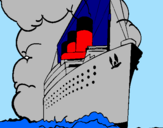 Coloring page Steamboat painted byale       
