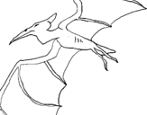 Coloring page Pterodactyl II painted bynate did this tricerotop