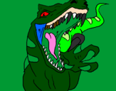 Coloring page Velociraptor II painted byharmony2