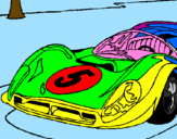Coloring page Car number 5 painted bydylan24