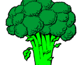 Coloring page Broccoli painted bybroccoli drawing