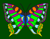 Coloring page Butterfly  painted bydeserray