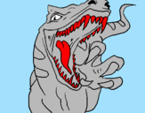 Coloring page Velociraptor II painted byjack 3