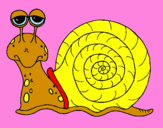 Coloring page Snail painted bymedvegy nóra