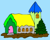 Coloring page House painted byMia