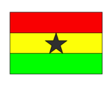 Coloring page Ghana painted byjack 3