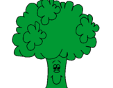 Coloring page Broccoli painted bycaitlin2