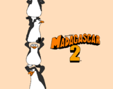 Coloring page Madagascar 2 Penguins painted bynurri