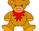 Coloring page Teddy bear painted bychloe 