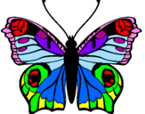 Coloring page Butterfly painted bychloe 