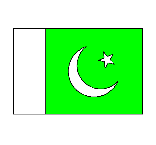 Coloring page Pakistan painted bychloe 