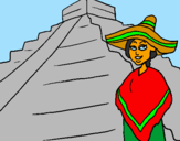 Coloring page Mexico painted byLogan