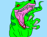 Coloring page Velociraptor II painted byiorenzo