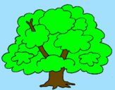 Coloring page Tree painted byjack 3