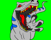 Coloring page Velociraptor II painted bychloe 