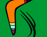 Coloring page Boomerang painted byIsabella