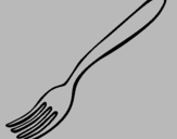 Coloring page Fork painted byMACKENZIE 3