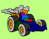 Coloring page Formula One car painted byjuan angel