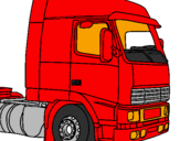 Coloring page Truck painted byTyson