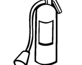 Coloring page Fire extinguisher painted bymk
